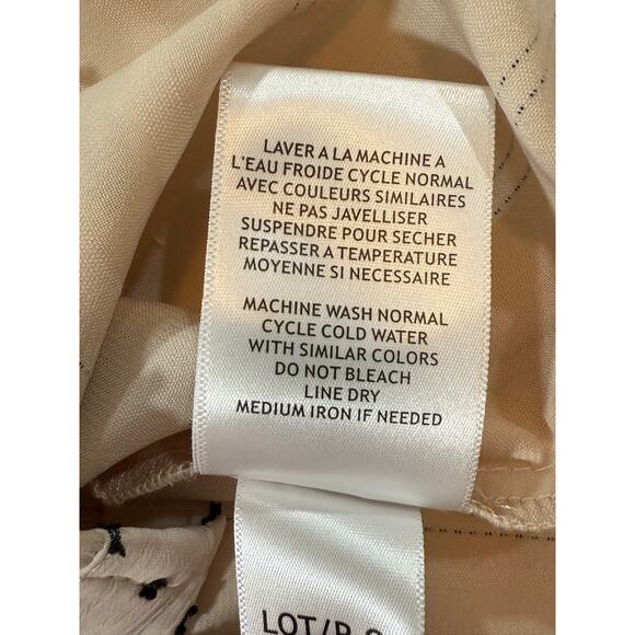 Tribal Jeans Mixed Media Blouse Top 5608  French Oak Size Large - Picture 10 of 12